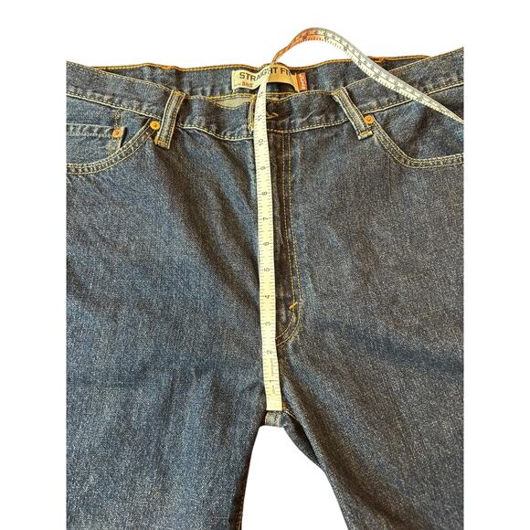 LEVI'S Dark Wash 505 Straight Shorts Jorts Men's Size 40 - Picture 6 of 9